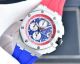 Copy Audemars Piguet Royal Oak Chronograph Watch Blue Dial White Bezel Rubber Strap  (2)_th.jpg